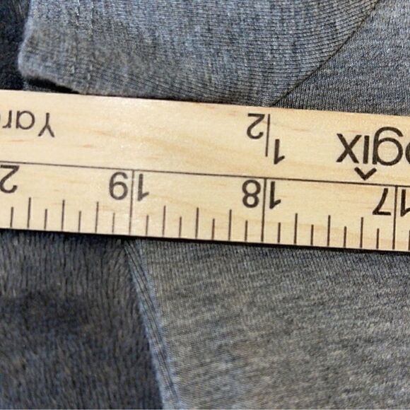 H by Halston Dress Womens Size Small Midi Gray High low Cotton Blend Minimalist - Picture 6 of 8